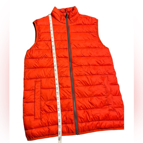Men’s Orange Red Swiss Tech Jacket - Picture 6 of 6